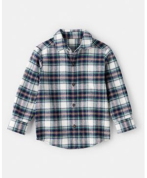 Camisa Con Botones A Cuadros Oshkosh B'Gosh