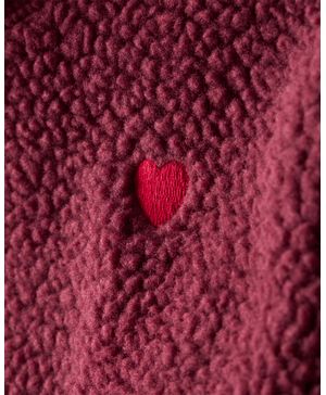 Chamarra De Microfleece De Manga Larga Y  Cierre En Rosa Oshkosh B'Gosh