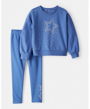 Conjunto De 2 Piezas Con Sudadera Star Shine Y Pantalón Carter's