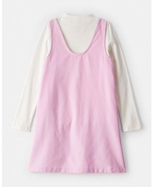 Conjunto De 2 Piezas Con Vestido De Pana En Rosa Carter's