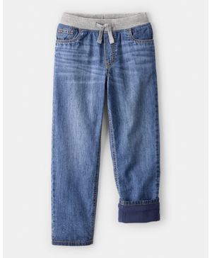 Jeans De Mezclilla Recto Pull-On Descolorido Oshkosh B'Gosh