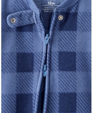 Mameluco A Cuadros De Ajuste Holgado Con Yeti Carter's