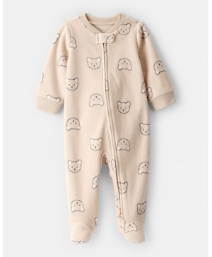 Mameluco De Dreamplush Con Cierre Bidireccional Con Oso Carter's