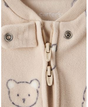 Mameluco De Dreamplush Con Cierre Bidireccional Con Oso Carter's