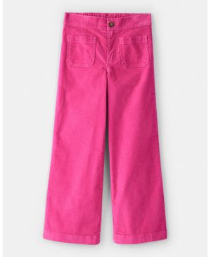 Pantalón De Pierna Ancha De Pana En Rosa Carter's