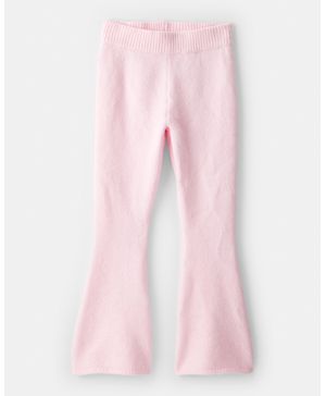 Pantalón De Punto Acampanado En Rosa Oshkosh B'Gosh