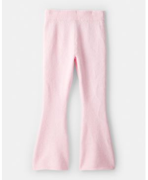 Pantalón De Punto Acampanado En Rosa Oshkosh B'Gosh