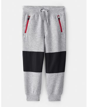 Pants De Tela Polar En Gris Carter's