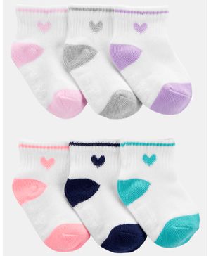 Paquete De 6 Pares De Calcetines Altos Carter's