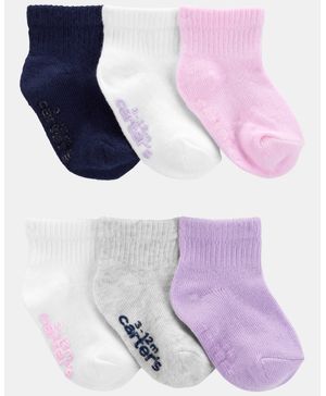 Paquete De 6 Pares De Calcetines Tobilleros Carter's