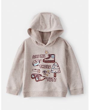 Sudadera Con Capucha Para Acampar En Marrón Claro Oshkosh B'Gosh