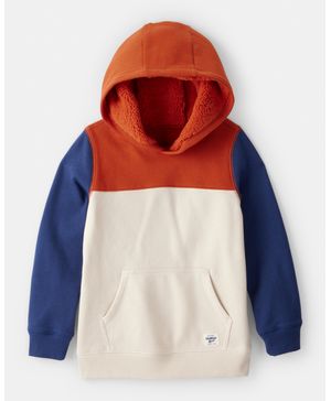 Sudadera Con Capucha Polar Con Manga Larga Y Bloques Oshkosh B'Gosh