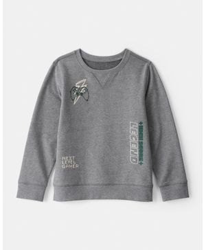 Sudadera De Cuello Redondo Polar Con Estampados De Gaming Oshkosh B'Gosh