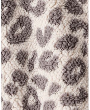 Sudadera De Sherpa Con Broches Y Estampado De Guepardo Carter's