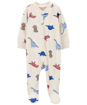 Mameluco Para Bebé Con Cierre Doble Termal De Dinosaurio Carter's