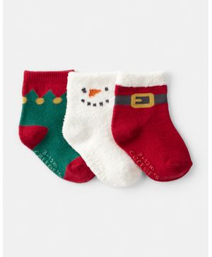 Paquete De 3 Pares De Calcetines De Navidad Carter's