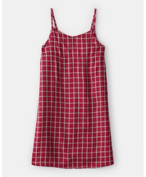 Conjunto De 2 Piezas De Vestido A Cuadros Navideño Carter's