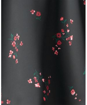 Falda Short De Tela Tejida Floral Navideña Carter's