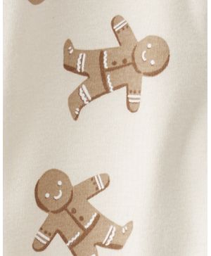 Mameluco De Algodón Con Galletas De Jengibre De Navidad Carter's Little Planet