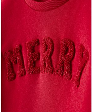 Sudadera "Merry" De Manga Larga Navideña Carter's