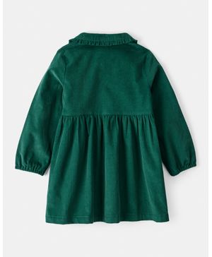 Vestido De Ocasión De Pana Y Manga Larga De Navidad Carter's