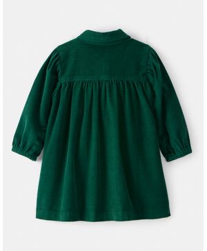 Vestido De Pana De Manga Larga Navideño Carter's