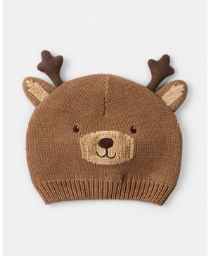 Gorro De Reno Navideño De Ganchillo Carter's
