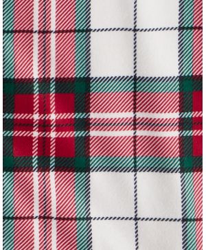 Pijama De 2 Piezas Estilo Abrigo A Cuadros Navideño Carter's