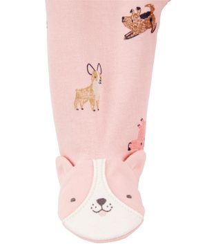 Mameluco con cierre bidireccional de perritos Carter's