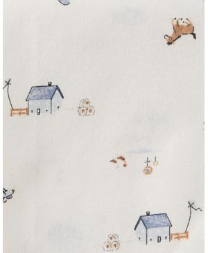 Paquete de 4 mantas receptoras en azul Carter's