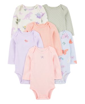 Paquete de 6 pañaleros de Dinosaurio Carter's