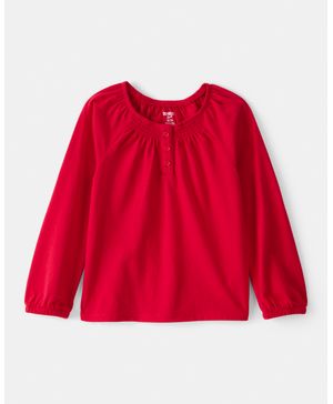 Blusa De Manga Larga En Rojo Oshkosh B'Gosh