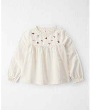 Blusa Tejida De Moda Manga Larga Floral Carter's Little Planet