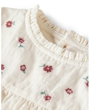 Blusa Tejida De Moda Manga Larga Floral Carter's Little Planet