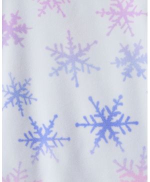 Camisón De Copos De Nieve De Manga Larga Carter's