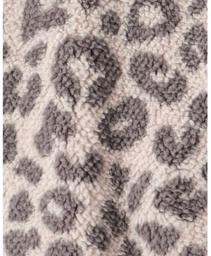 Chamarra Sherpa De Leopardo De Manga Larga Carter's