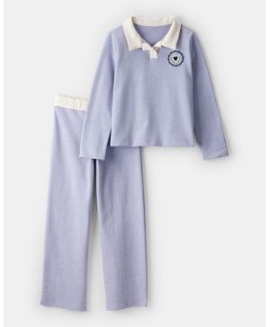 Conjunto De 2 Piezas Con Playera De Felpa Francesa Y Pantalón Carter's