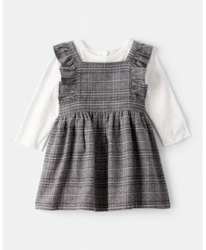 Conjunto De 2 Piezas Con Vestido A Cuadros Navideño Oshkosh B'Gosh