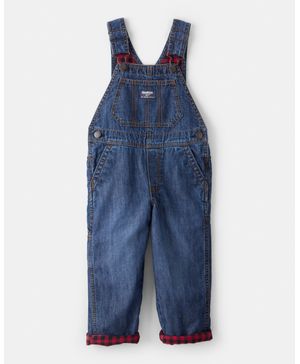 Overoles De Algodón Con Estampado De Búfalo En Azul Oshkosh B'Gosh
