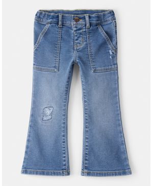 Pantalón De Mezclilla Acampanado En Azul Oshkosh B'Gosh