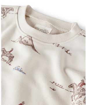 Sudadera De Algodón Con Cuello Redondo Carter's Little Planet