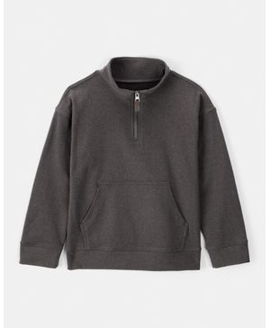 Sudadera De Manga Larga Y Cierre Corto Navideña Carter's