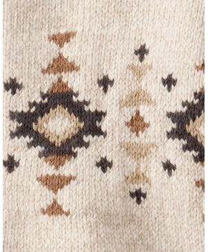 Suéter Aztec Con Cierre En Marfil Oshkosh B'Gosh