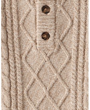 Suéter De Manga Larga De Tejido Trenzado Navideño Oshkosh B'Gosh