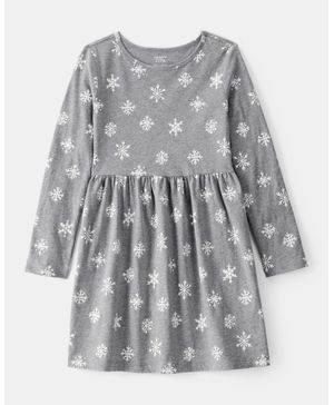 Vestido De Copos De Nieve Navideño Carter's