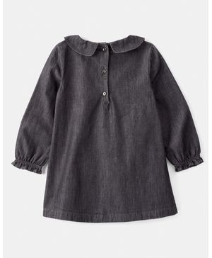 Vestido De Chambray Con Motivos Florales De Manga Larga Oshkosh B'Gosh