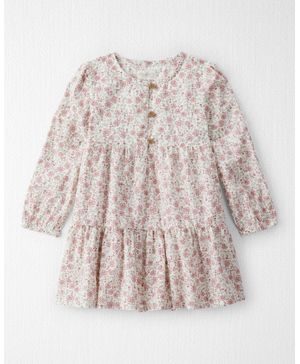 Vestido De Manga Larga Floral Carter's Little Planet