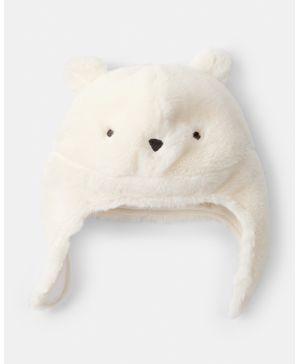 Gorro Trampero De Invierno Con Oso Polar Navideño Carter's