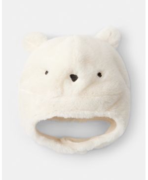 Gorro Trampero De Invierno Con Oso Polar Navideño Carter's