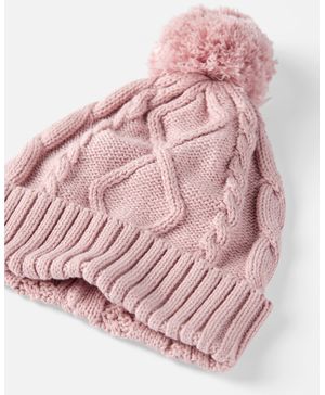 Gorro De Algodón Orgánico De Punto Trenzado Carter's Little Planet